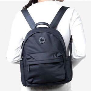 TORY BURCH Ella BLACK Nylon Backpack